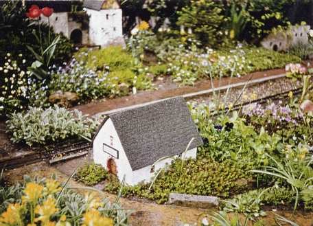 Foto der Garteneisenbahn, die mich zu Storys anregte (Mühlenau)