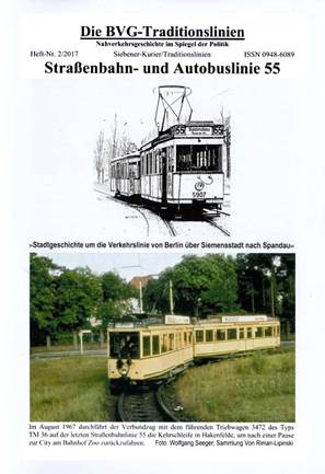 Traditionslinien,
            Straenbahn und Autobus 55