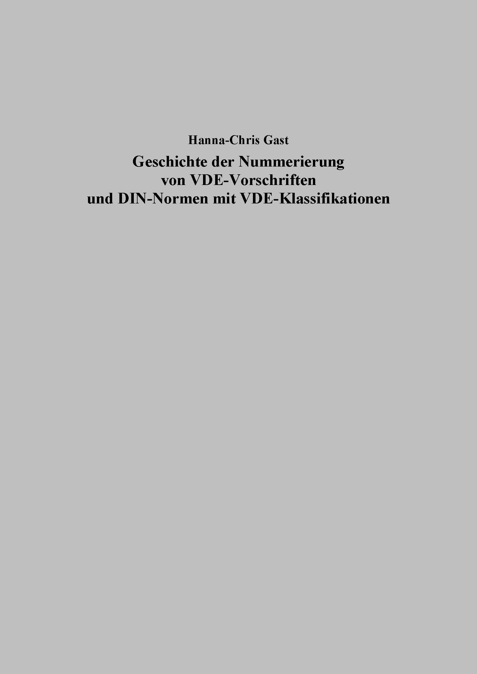 Tittelseite-VDE-Nummerierung
